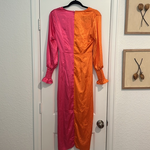 orange&pink dress - Picture 3 of 3